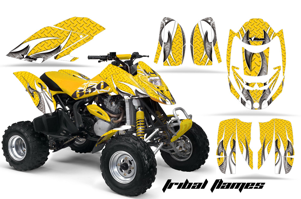 Can-Am Bombardier DS650 Graphics TB Yellow